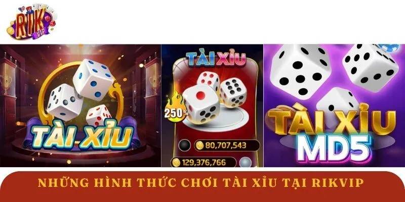 Các sảnh Tài xỉu Rikvip nổi bật