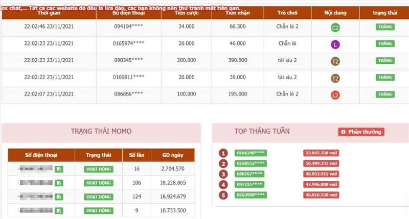 Cách chơi tài xỉu Momo chi tiết