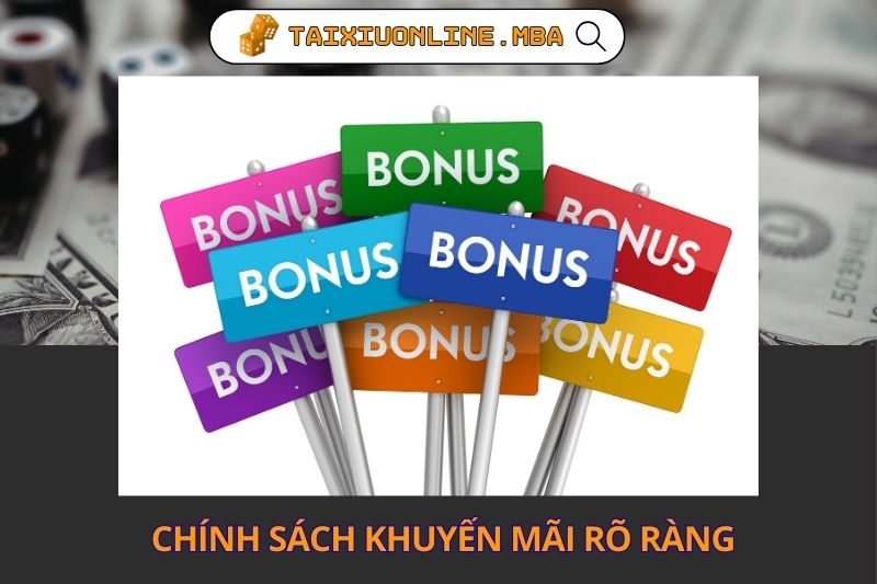 Chính sách khuyến mãi rõ ràng